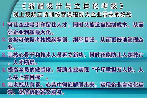 海口企业管理咨询公司绩效与薪酬管理线上培训课5月13日开课 企业管理咨询